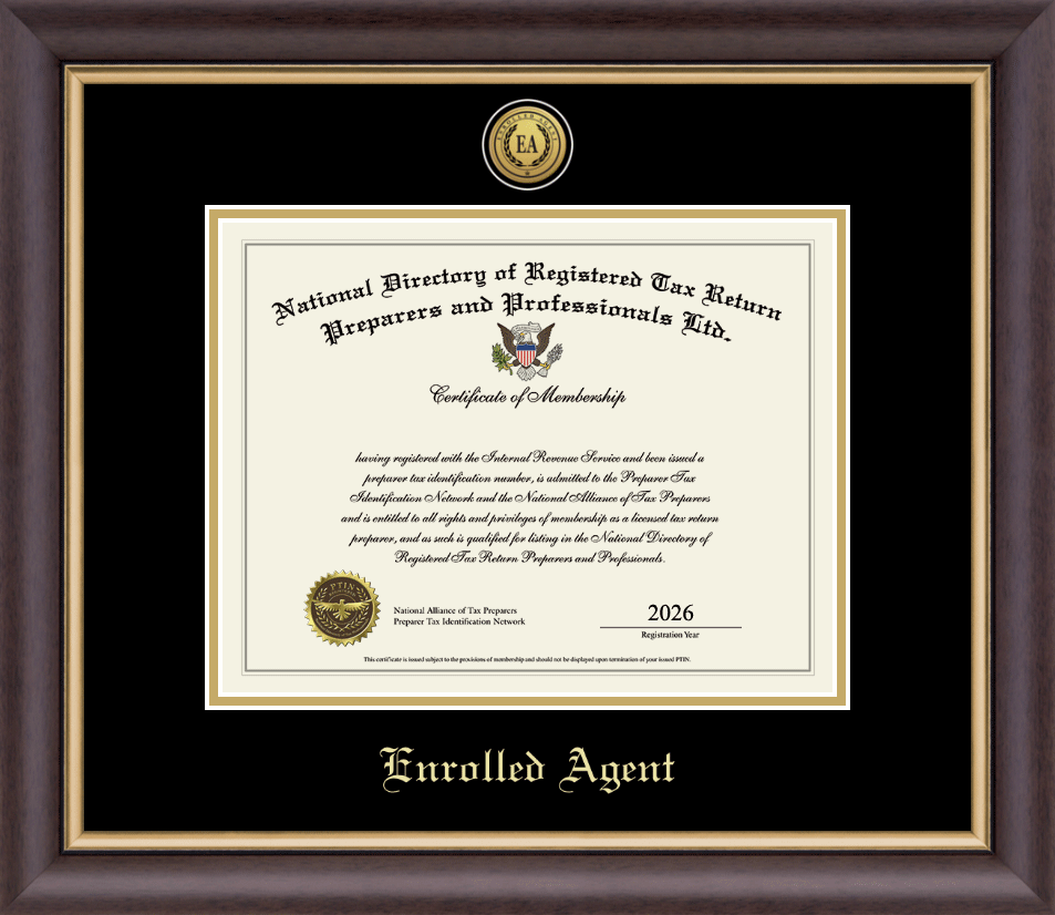 EA PTIN Certificate